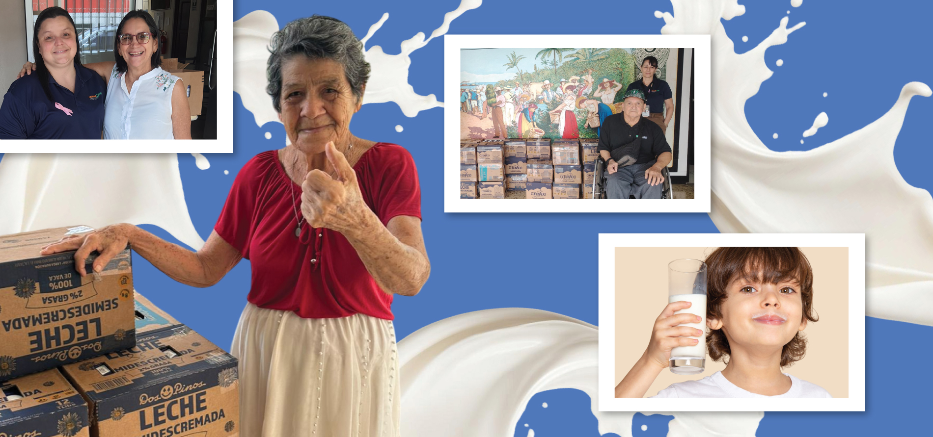 Campaña de recaudación: Con toda la leche